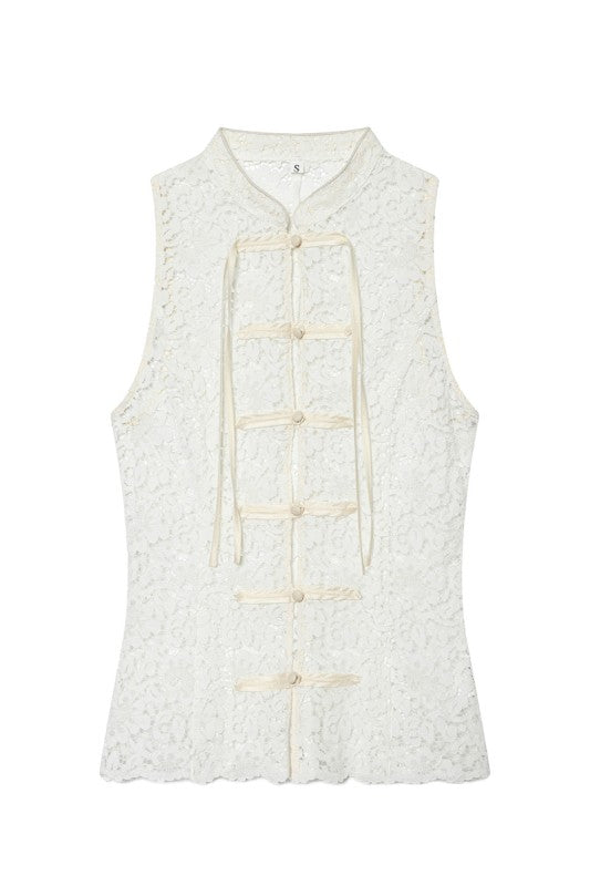 Mandarin Collar Top